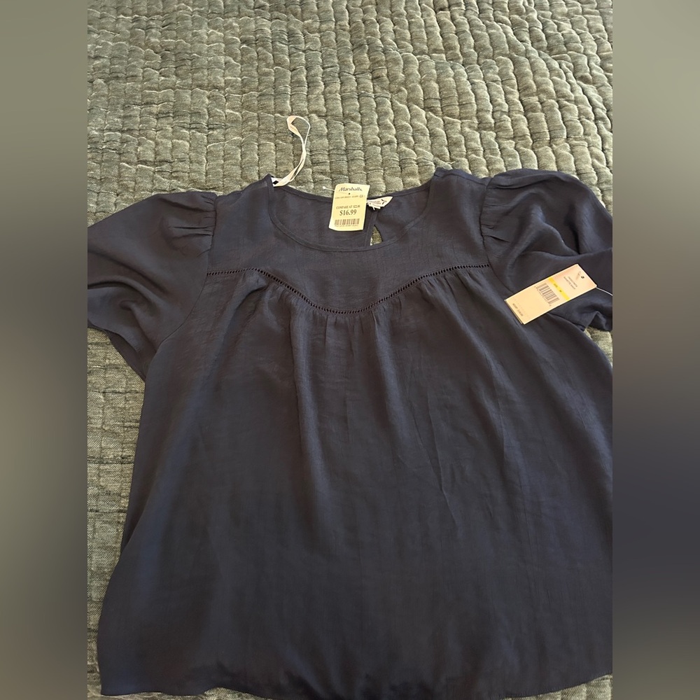 Marshalls Navy Blue Blouse